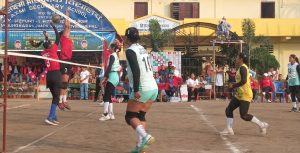 अर्जुनधारा महिला भलिबलमा पुलिसको जित