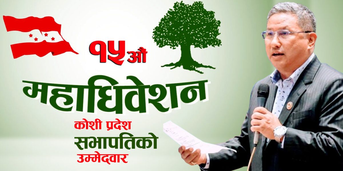 काँग्रेस महाधिवेशन : प्रदेश सभापतिमा डिकबहादुर लिम्बूको दाबी