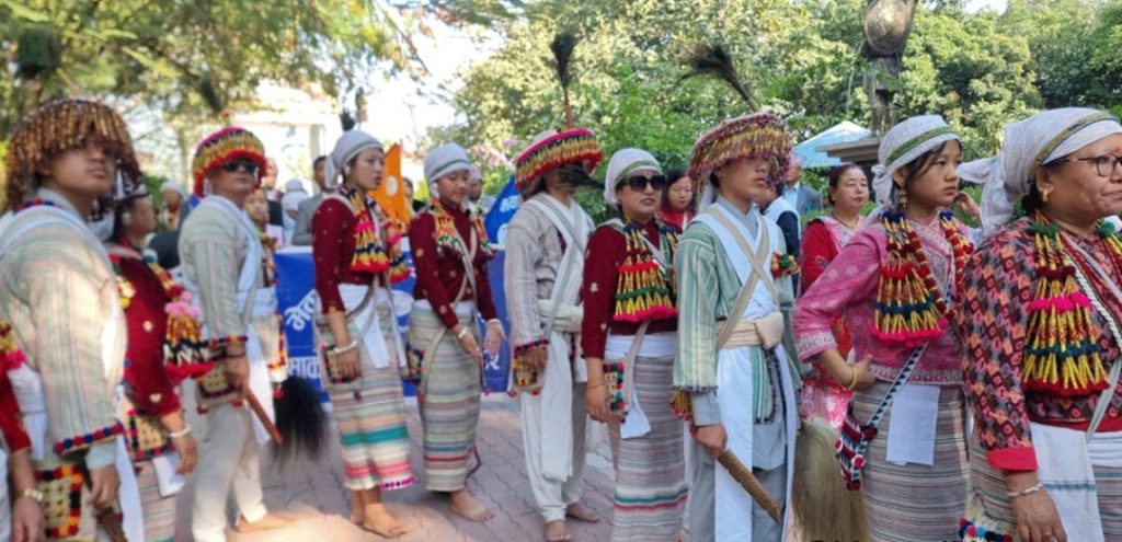 उँधौली पर्व मनाउँदै धरानमा वृहत् भाषिक साकेला–सिली प्रदर्शन