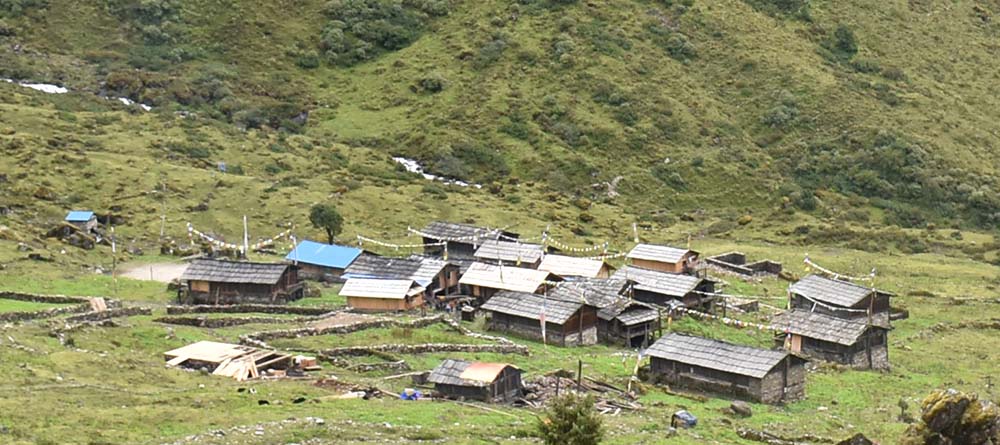 औलतिर झर्नथाले हिमाली बस्ती तोक्पेगोला र घुन्साका बासिन्दा