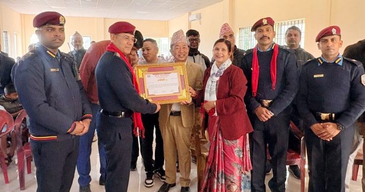 अंशु गौतमको हत्यारा पक्राउ गर्ने प्रहरीलाई सम्मान