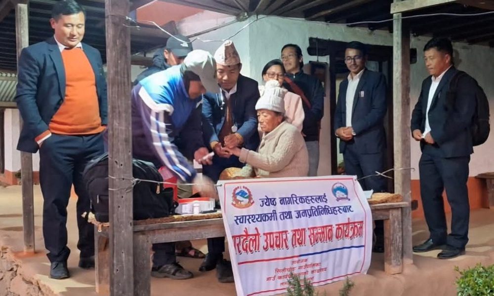 ज्येष्ठ नागरिकलाई घरदैलोमै स्वास्थ्य सेवा