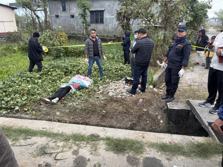 दमकमा एक व्यक्तिको शव