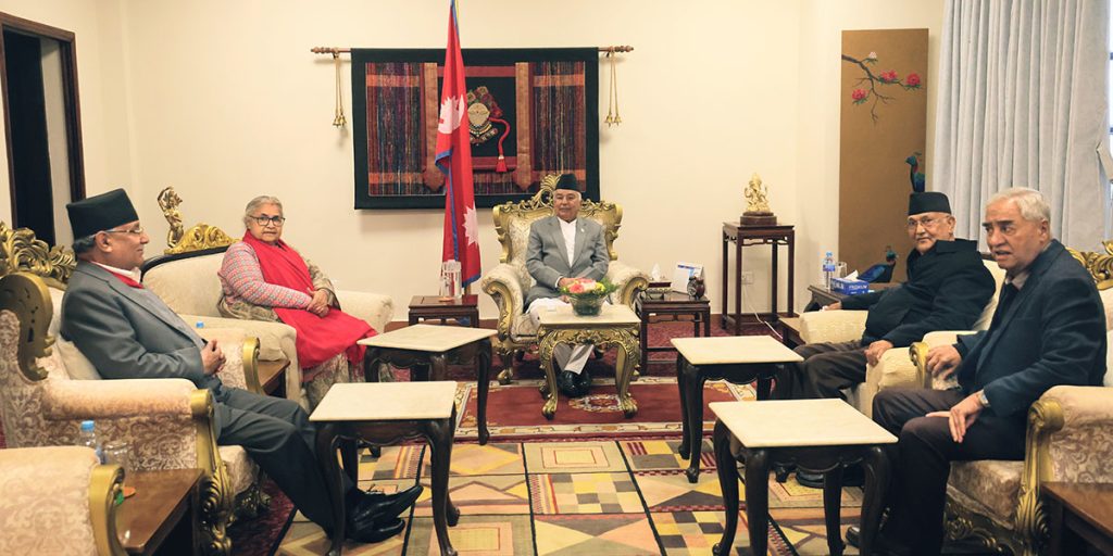 सरकार र तीन दलबीच निर्वाचन सफल बनाउने समझदारी