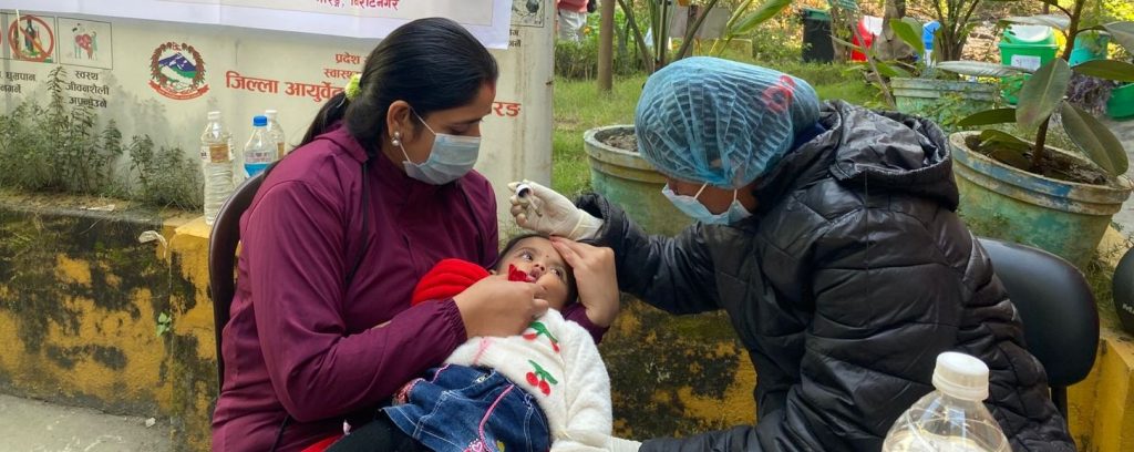 विराटनगरमा स्वर्ण बिन्दु प्राशनप्रति बढ्दो आकर्षण