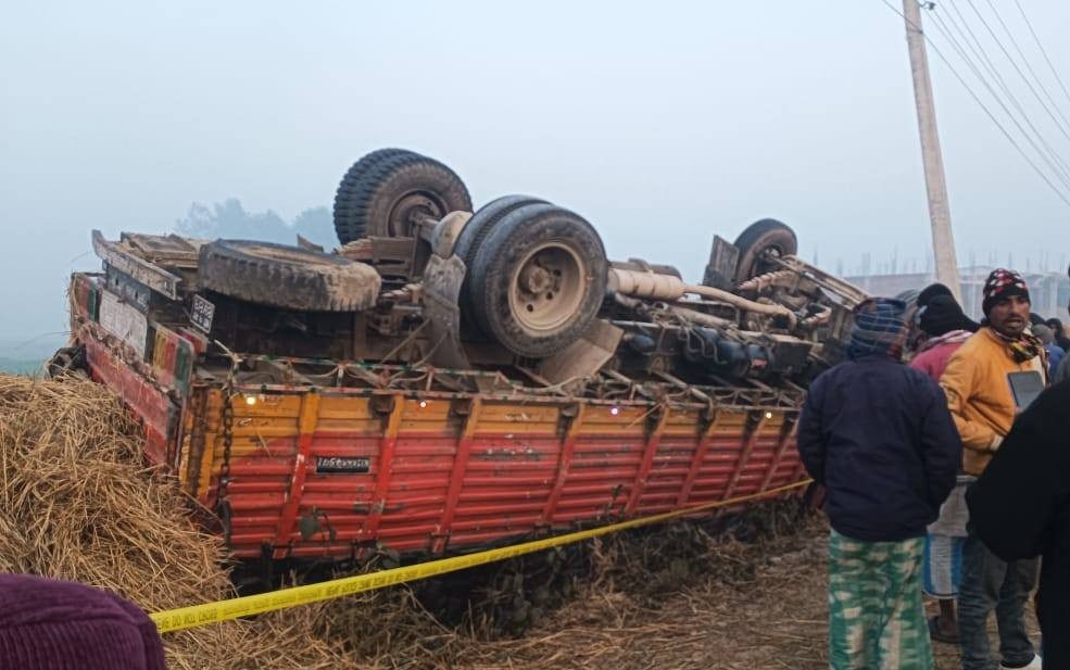 ललितपुरमा ट्रक दुर्घटना, ४ जनाको मृत्यु