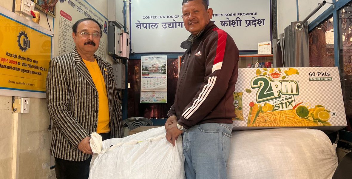 नेपाल उद्योग परिसंघ कोशी प्रदेशद्वारा बुढीगंगा गाउँपालिकाका विपन्नलाई कम्बल वितरण