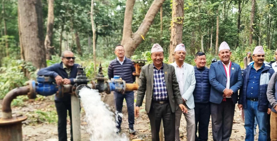 धरानमा हर्क साम्पाङले रोकेको डिप बोरिङ सञ्चालन हुने, २० दिनभित्र घर–घरमा पानी