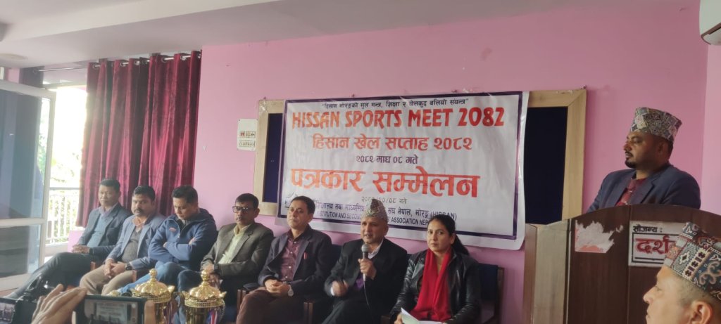 हिसान मोरङ स्पोर्ट्स मिटमा ३२ हजार विद्यार्थीको सहभागिता रहने
