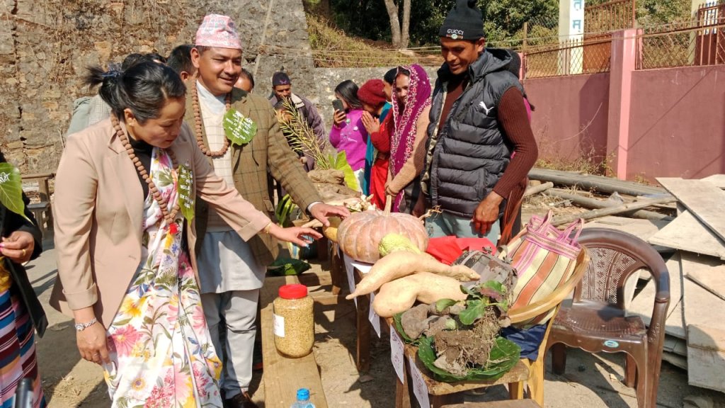 भोजपुरको दिंलामा प्रथम कन्दमुल प्रदर्शनी