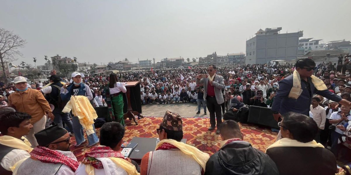 झापाबाट हर्क साम्पाङले बालेनलाई भने, ‘खतरनाक मान्छे’