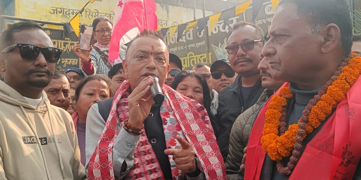 घरघर पुगेर कांग्रेस जिताउन लाग्नुस् : गगन थापा