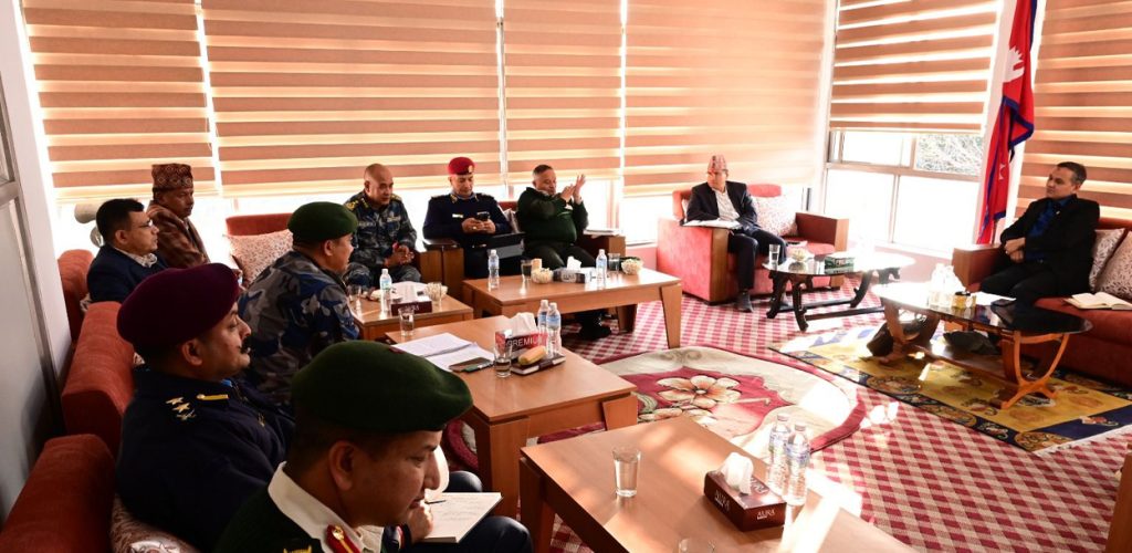 रौतहट तनावबारे केन्द्रीय सुरक्षा समितिको बैठकमा छलफल हुँदै
