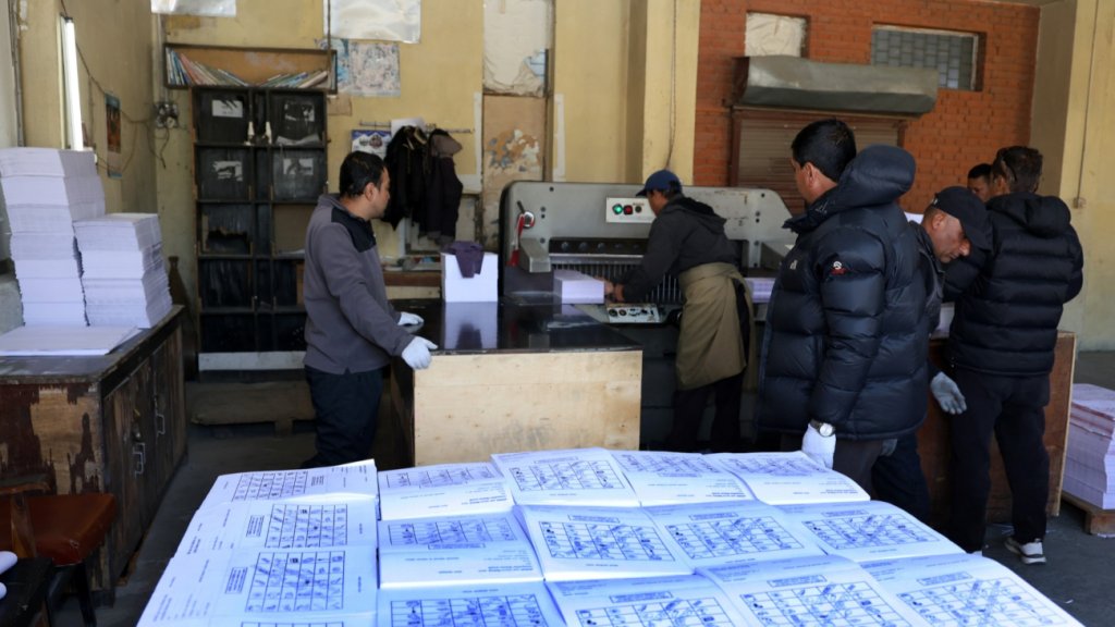 मतपत्र छपाइ अन्तिम चरणमा, ६३ जिल्लाको काम सम्पन्न