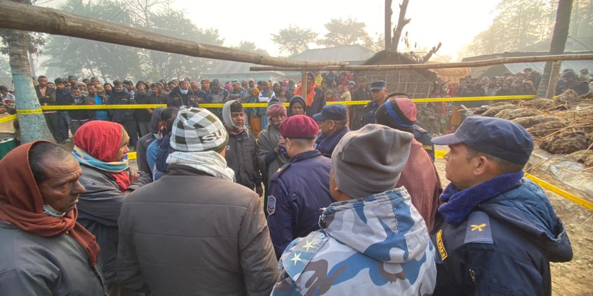 मोरङको धनपट्टीमा विभत्स घटना : ससुराली पुगेर श्रीमतीको हत्यापछि आत्महत्या