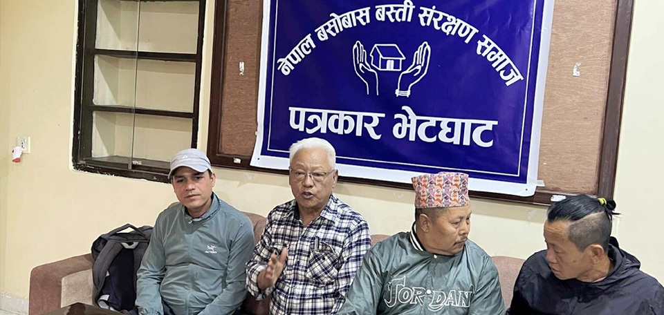 सुनसरी–१ मा मनोज भट्टराईलाई बसोबास बस्ती संरक्षण समाजको समर्थन