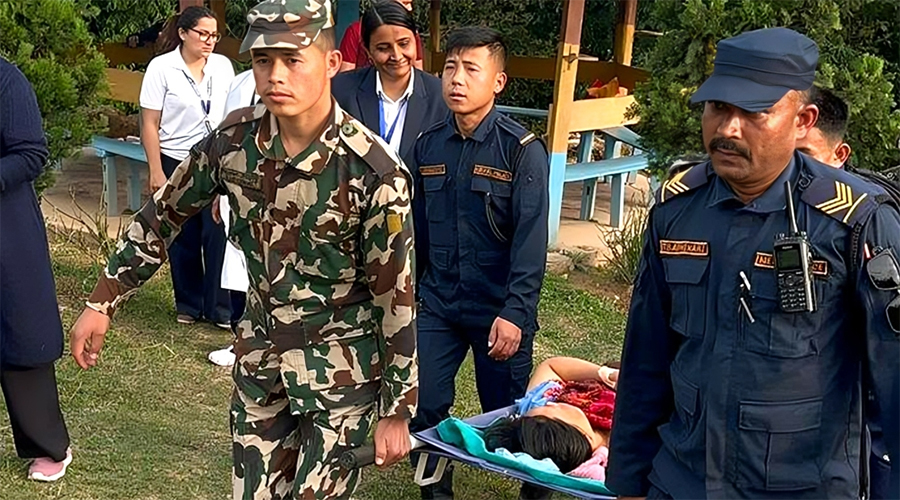 अत्यधिक रक्तस्रावपछि सुत्केरीको हेलिकप्टरबाट उद्धार
