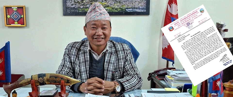 धरान अस्पतालको जग्गा फिर्ता गर्न प्रधानमन्त्रीलाई कावा मेयर बेघाको पत्र