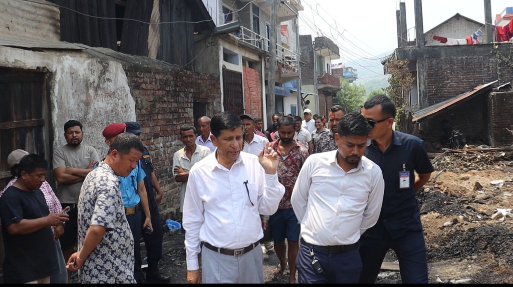 उदयपुर आगलागी पीडितलाई प्रदेश सरकारको राहत