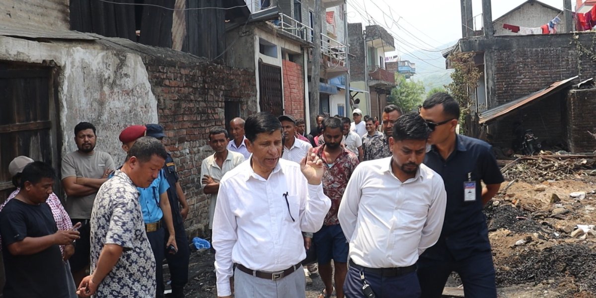 उदयपुर आगलागी पीडितलाई प्रदेश सरकारको राहत
