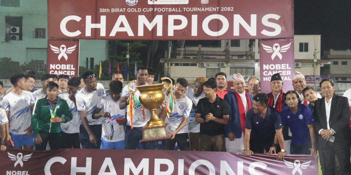 झापाले दोस्रो पटक चुम्यो विराट गोल्डकपको उपाधि