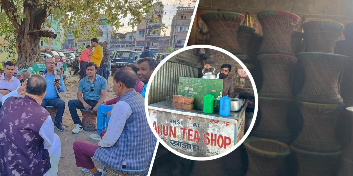 थन्किए चिया खाने मुढा, अरुणको व्यापारमा मन्दी