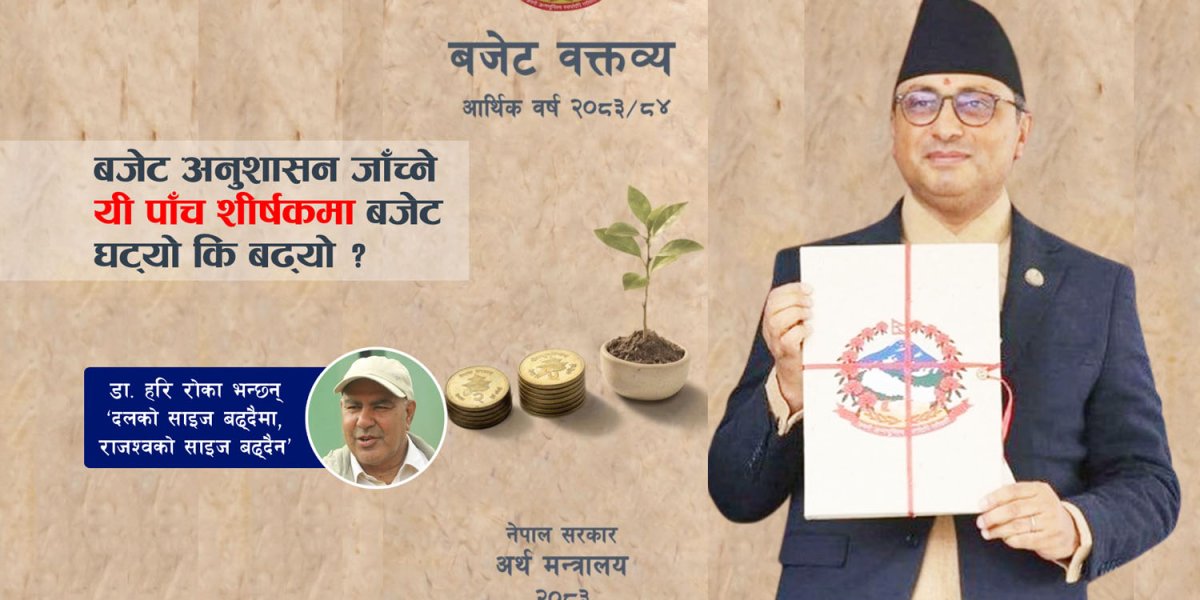 दलको साइज बढ्दैमा, राजश्वको साइज कसरी बढ्छ ?