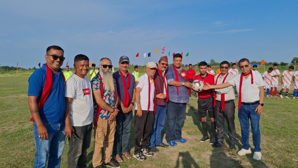 वडास्तरबाट खेलाडी उत्पादनको अभियान : विराटनगर–१९ मा मेयरकप फुटबल सुरु