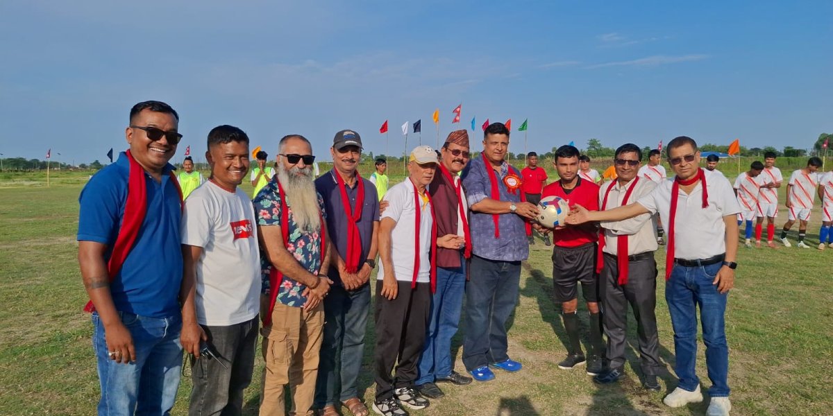 वडास्तरबाट खेलाडी उत्पादनको अभियान : विराटनगर–१९ मा मेयरकप फुटबल सुरु
