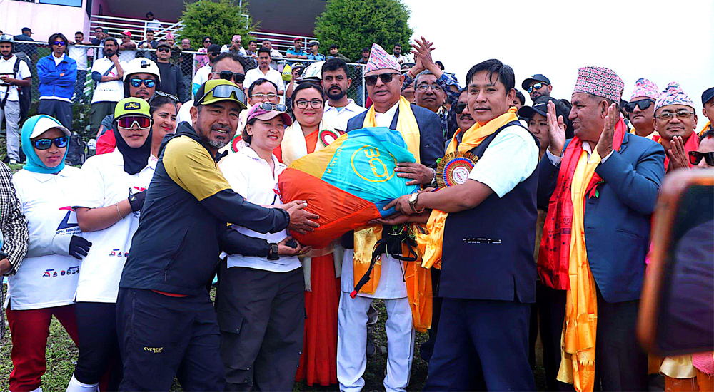 धरानमा अन्तर्राष्ट्रिय प्याराग्लाइडिङ लिग प्रतियोगीता सुरु