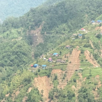 पाँचथरको याङबरकका २६ घर पहिरोको उच्च जोखिममा