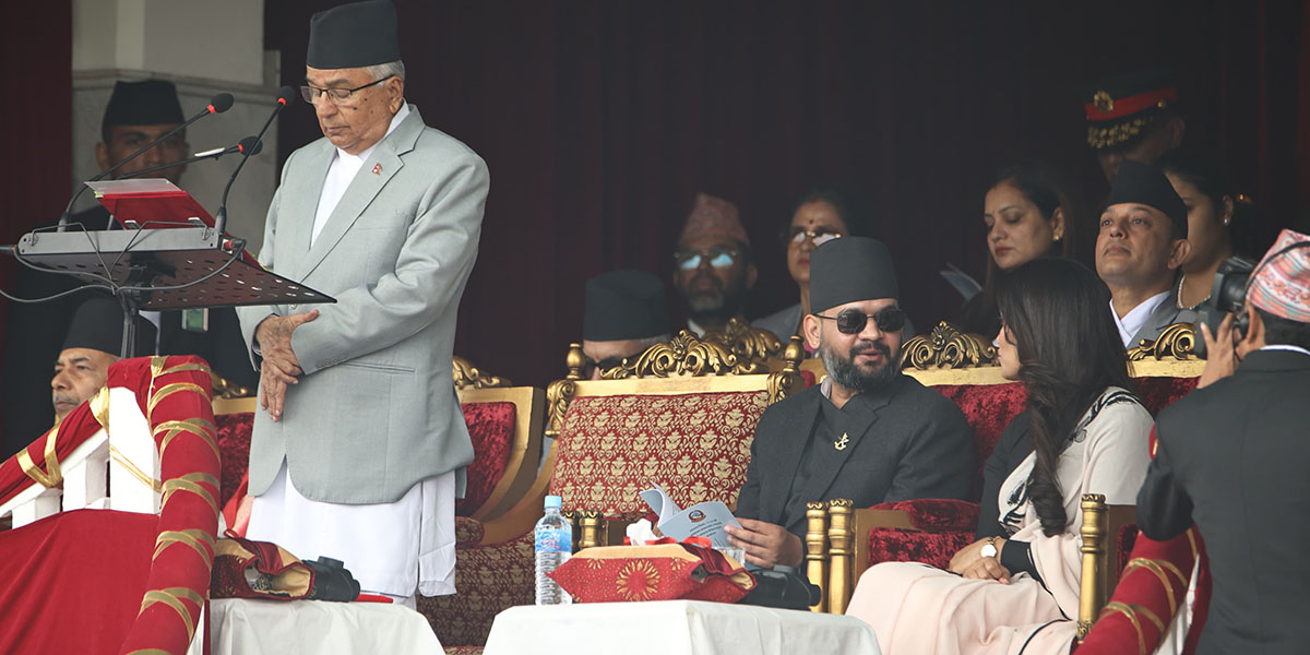 गणतन्त्र दिवसमा राष्ट्रपतिको सन्देश : शासकीय चरित्र बदलिनुपर्छ