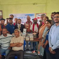 विराटनगर जेसीजद्वारा त्रिवेणी वाचनालयलाई २०० भन्दा बढी पुस्तक हस्तान्तरण