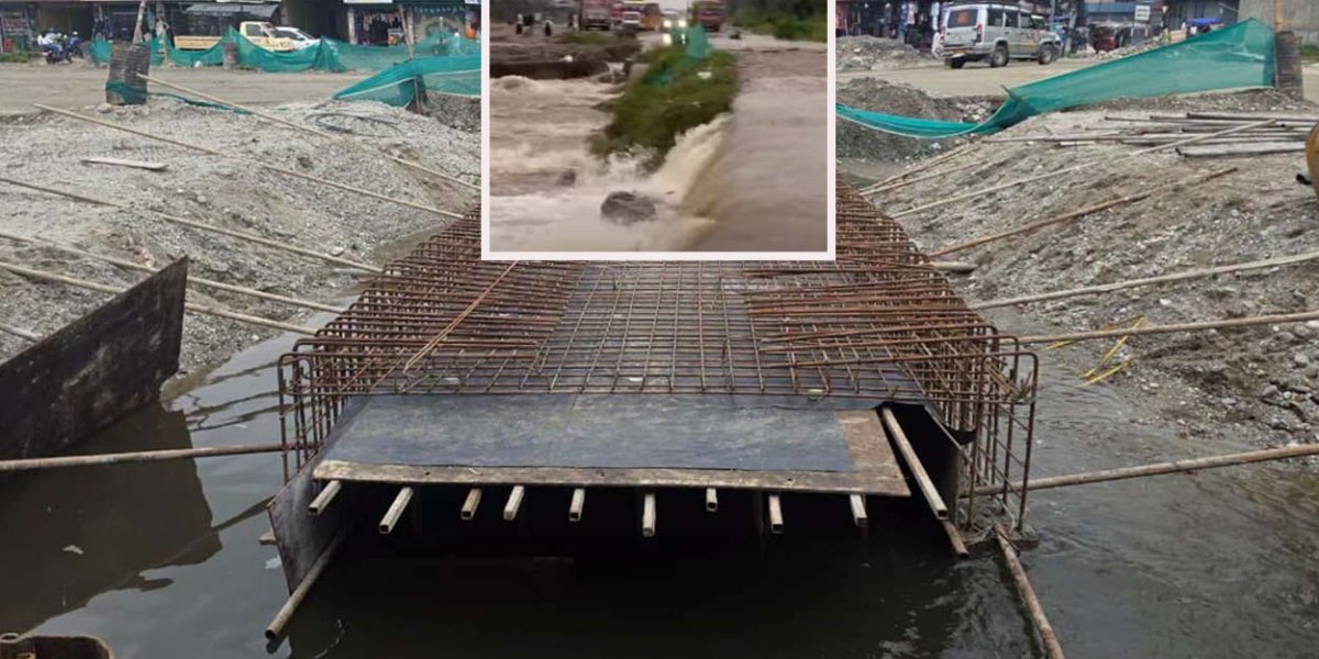 तीन वर्षदेखि निर्माणाधीन एशियन हाइवेमा डुबान, यात्रुलाई सास्ती
