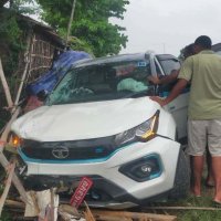 सुनसरीमा डाक्टरले चलाएको कारको ठक्करबाट वरिष्ठ सईको मृत्यु, पत्नी घाइते