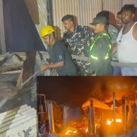 भारतीय बजारमा लागेको आयो नेपाली दमकलको सहयोगमा निभाइयो