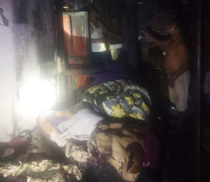 विद्युत् सर्ट भएर धनकुटामा आगलागी, चार लाखभन्दा बढीको क्षति