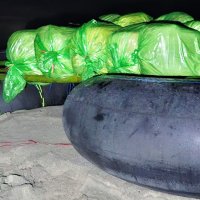 कोशी किनारमा ट्युबमा बाँधेर राखिएको १६८ किलो गाँजा बरामद