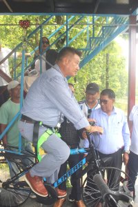 सुखानी सहिद स्मृति उद्यानमा जीपलाइन र जीपसाइक्लिङ