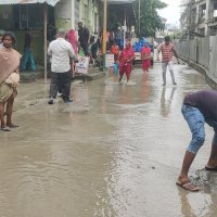 सामान्य वर्षाले कोशी अस्पताल जलमग्न