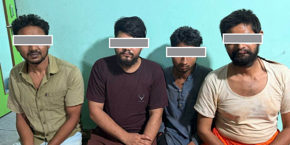 परोपकार घाटमा अश्लील हर्कत गर्ने चार जना विराटनगरबाट पक्राउ