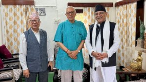 के छलफल भयो प्रचण्ड, माधव र शेखरबीच ?