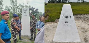 पूर्वी सीमामा नेपाल–भारत सीमा स्तम्भ पुनर्निर्माण