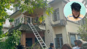 प्रहरीमाथि चक्कु प्रहार गरी कोठा थुन्ने युवकलाई समात्न भर्‍याङको सहारा, एक घण्टापछि यसरी भए नियन्त्रणमा