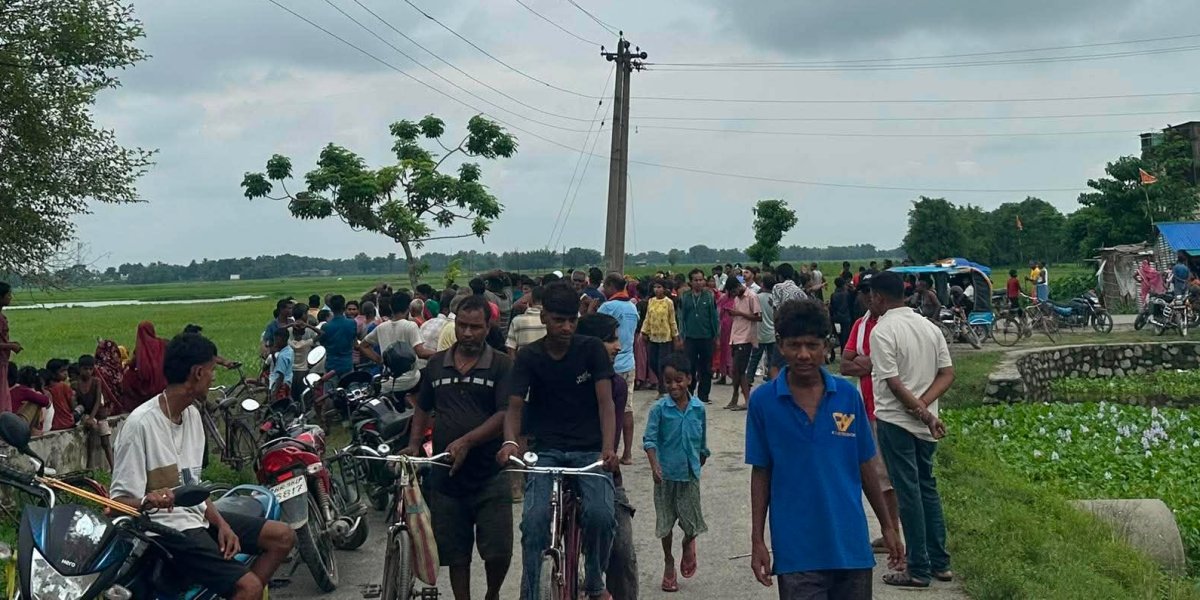 गाँजा नियन्त्रण लिने क्रममा मोटरसाइकल छाडेर भागेका चालक पोखरीमा डुबेर बेपत्ता