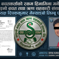 साइनो सहकारीमा करिब ६ करोड हिनामिना : उजुरी गर्न प्रहरीको आह्वान