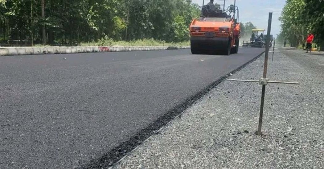 एसियन हाइबेको काम तीब्र, १६.५ किलोमिटरमा पहिलो तहको कालोपत्रे