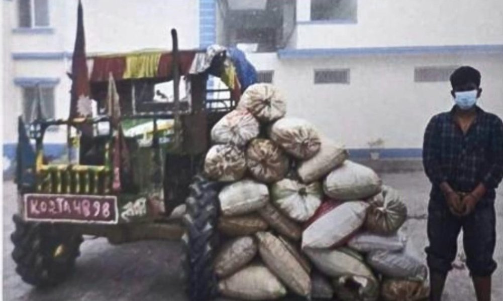 धनकुटामा १७५ किलोभन्दा बढी गाँजासहित ट्याक्टर चालक पक्राउ