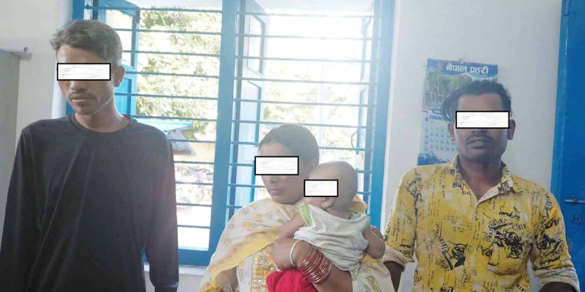 बालकको डायपरभित्र लुकाएर ब्राउनसुगर ल्याएको आरोपमा चार जना पक्राउ