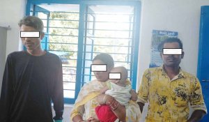 बालकको डायपरभित्र लुकाएर ब्राउनसुगर ल्याएको आरोपमा चार जना पक्राउ